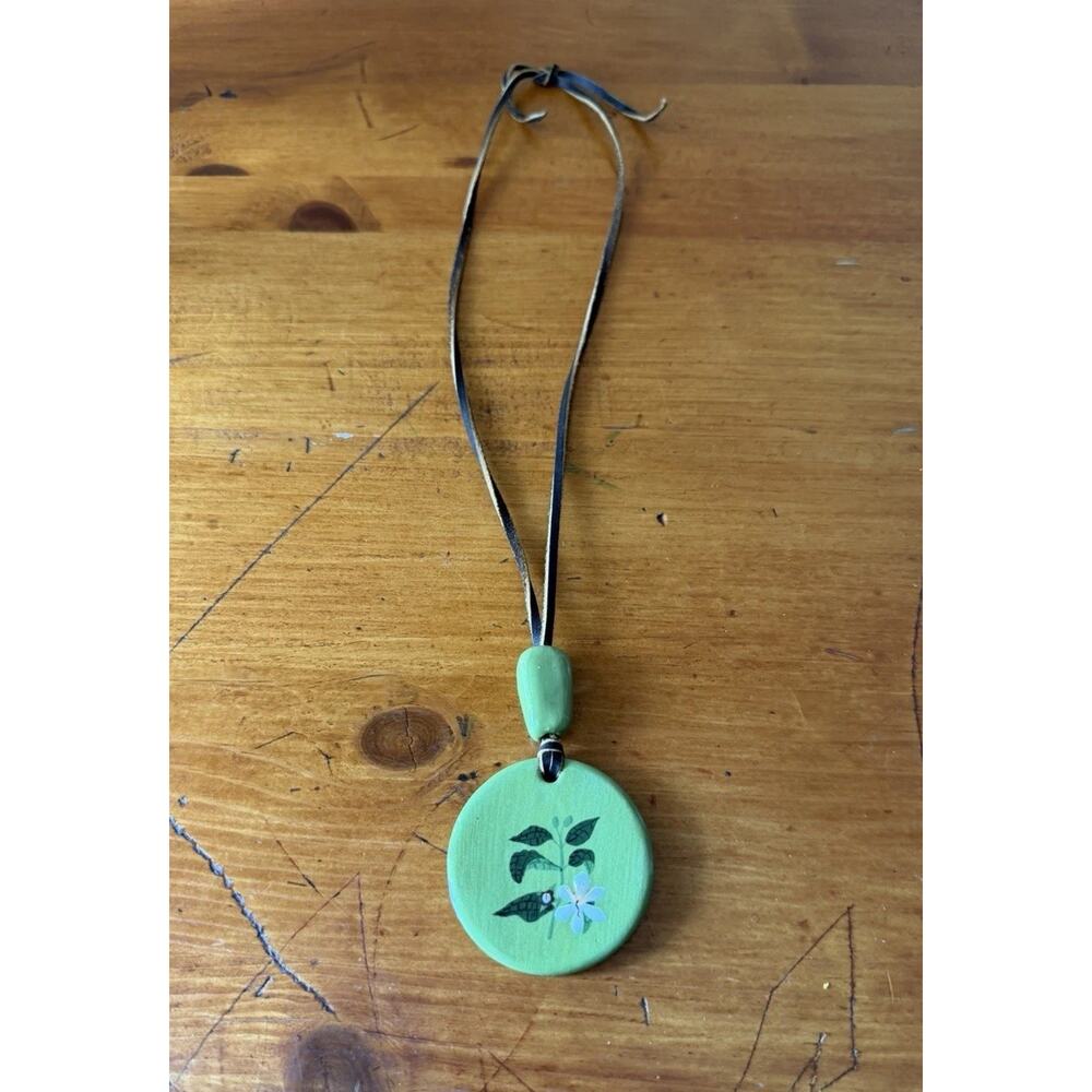 San Miguel Costa Rica Necklace Handmade Souvenir Boho Pendant Travel Bohemian